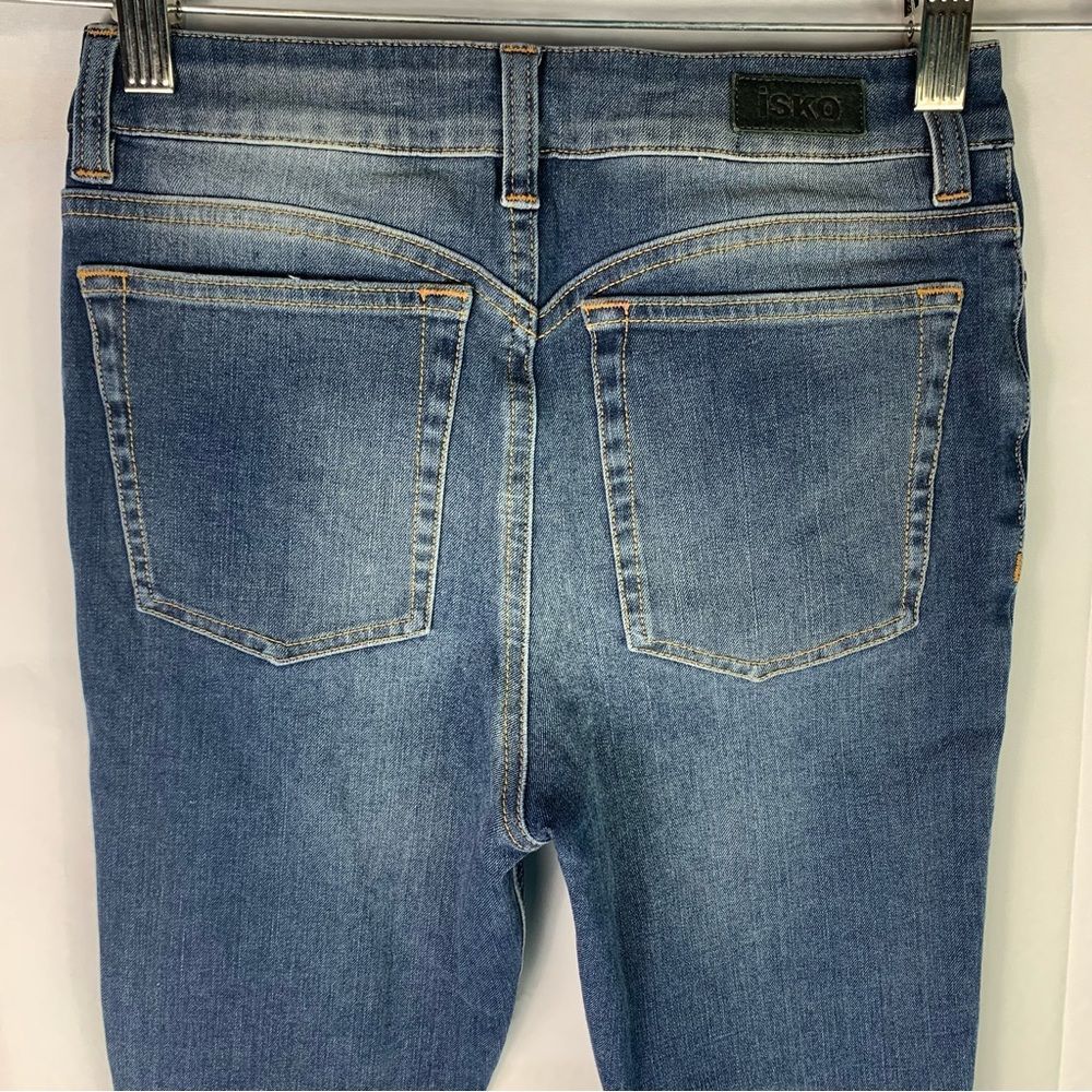 ISKO Italian High Rise Skinny Stretchy Jeans - Picture 4 of 15
